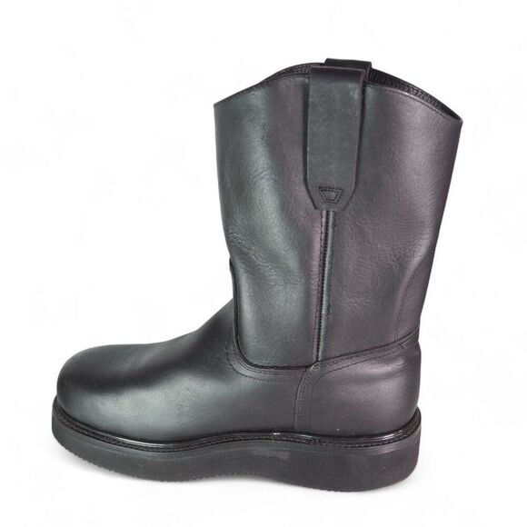 Original Michel Grasso Mil Rayas Work Boots with Steel Helmet Black Men's 9 - Picture 6 of 10